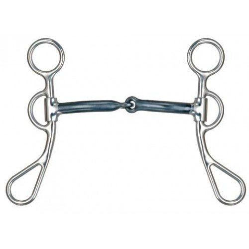 Stainless Steel Argentine Smooth Snaffle Bit