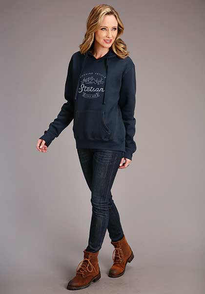 Stetson Mountain Screen Hooded Sweatshirt
