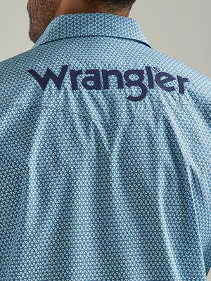 Wrangler Men's Western Logo Snap Shirt