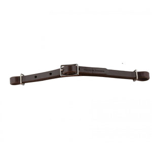 Western Rawhide All Leather Curb Strap