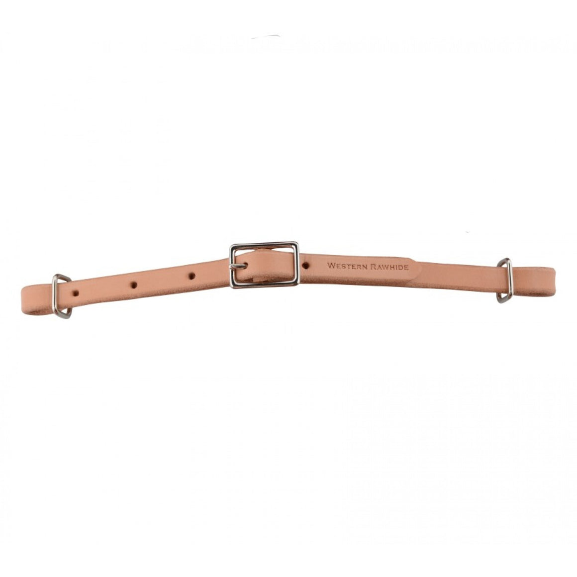Western Rawhide All Leather Curb Strap