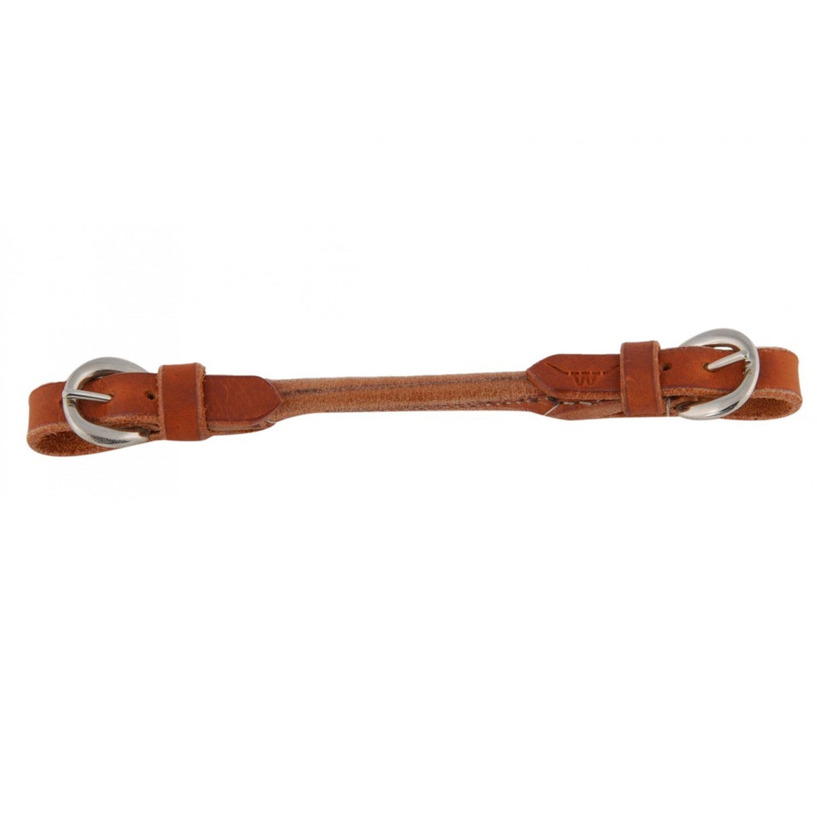Western Rawhide Rounded Curb Strap