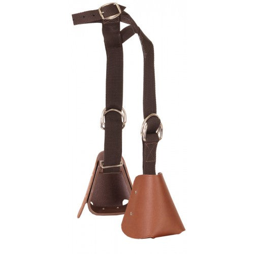 MUSTANG NYLON SADDLE BUDDY FOR KIDS - WITH DURALEATHER HOODS & STIRRUPS