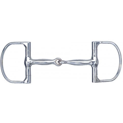 Western Rawhide Chrome Plated D-Ring Bit