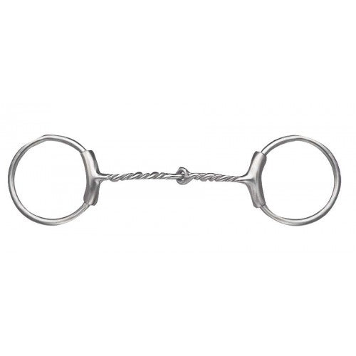 Francois Gauthier Brushed Stainless Steel Ring Snaffle Bit