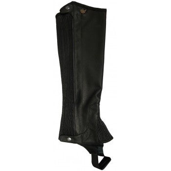 Ovation Pro Top Grain Ribbed Half Chaps