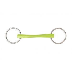 MetaLab Flexi Green Soft Mullen Loose Ring Snaffle, 125mm