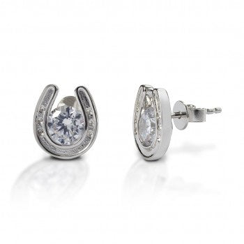 Kelly Herd Horseshoe Stud Earrings