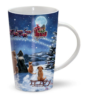 Watching Santa Hot Chocolate Mug