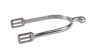 QHP Stainless Steel Knob End Spurs - Ladies