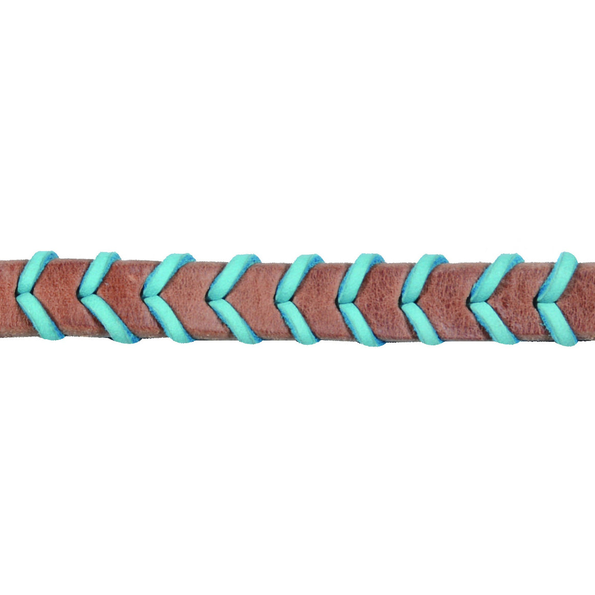 Western Rawhide Harness Leather Laced Barrel Reins