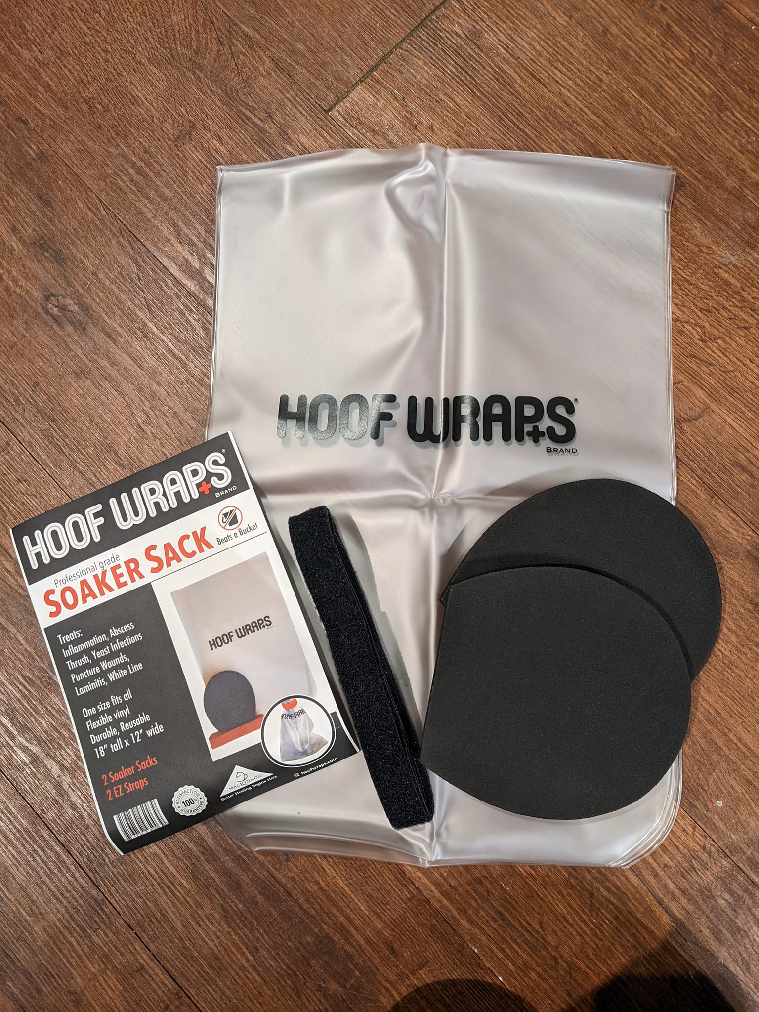 Hoof shop soaking bags