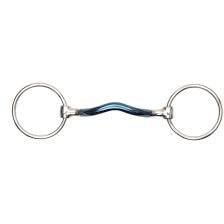 Shires Loose Ring Blue Alloy with Mullen Mouth