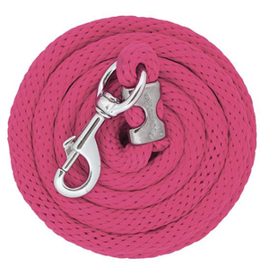 Weaver Solid Coloured Poly Lead Ropes with Chrome Hardware