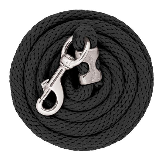 Weaver Solid Coloured Poly Lead Ropes with Chrome Hardware