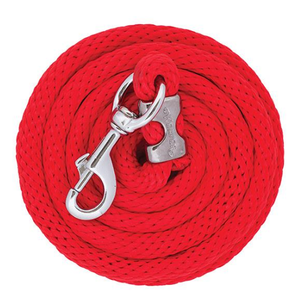 Weaver Solid Coloured Poly Lead Ropes with Chrome Hardware