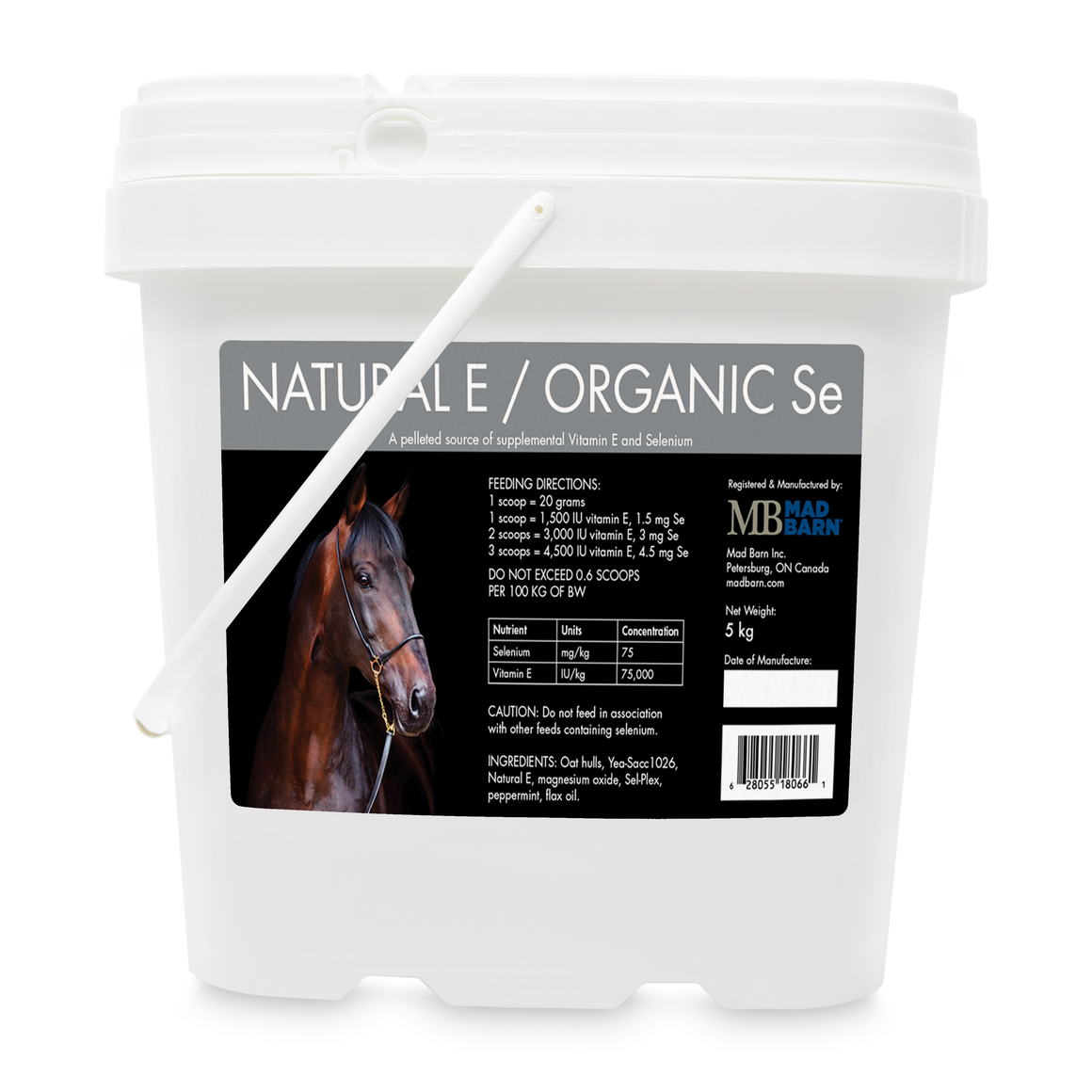 Mad Barn Natural Vitamin E/Organic Selenium