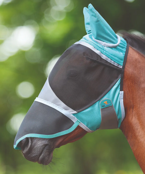 Shires Deluxe Fly Mask with Ears and Nose
