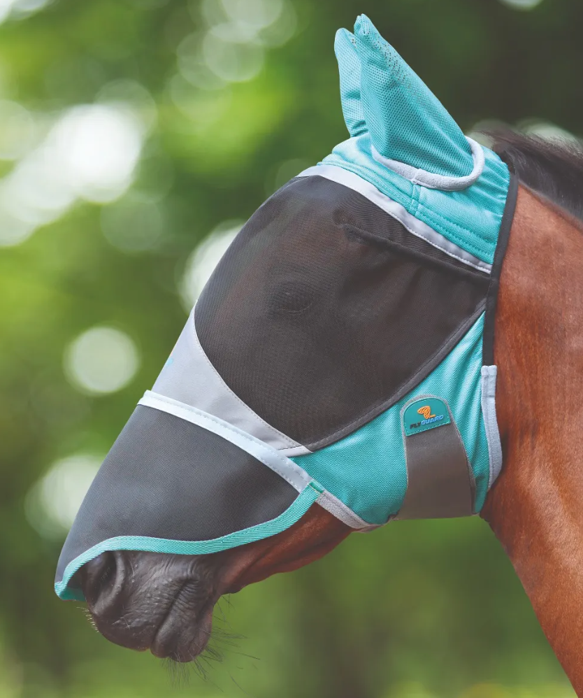 Shires Deluxe Ultra Fit Fly Mask with Ears and Nose
