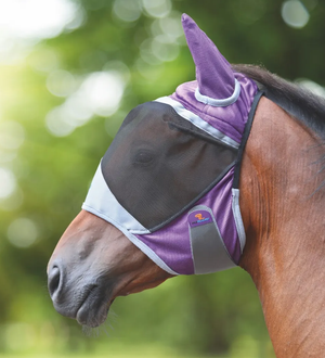 Shires Deluxe Ultra Fit Fly Mask with Ears