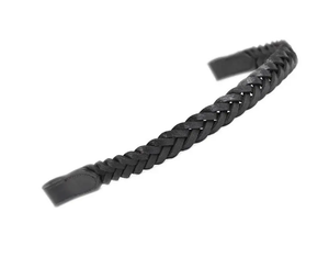 Shires Velocity Plaited Leather Browband