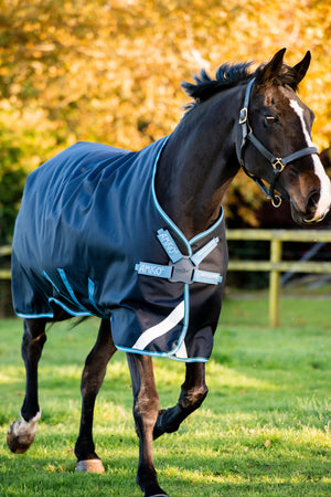 Amigo Bravo 12 100g Turnout Disc Front Navy/Turquoise