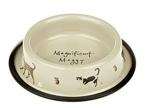 Tinware Cat Bowl