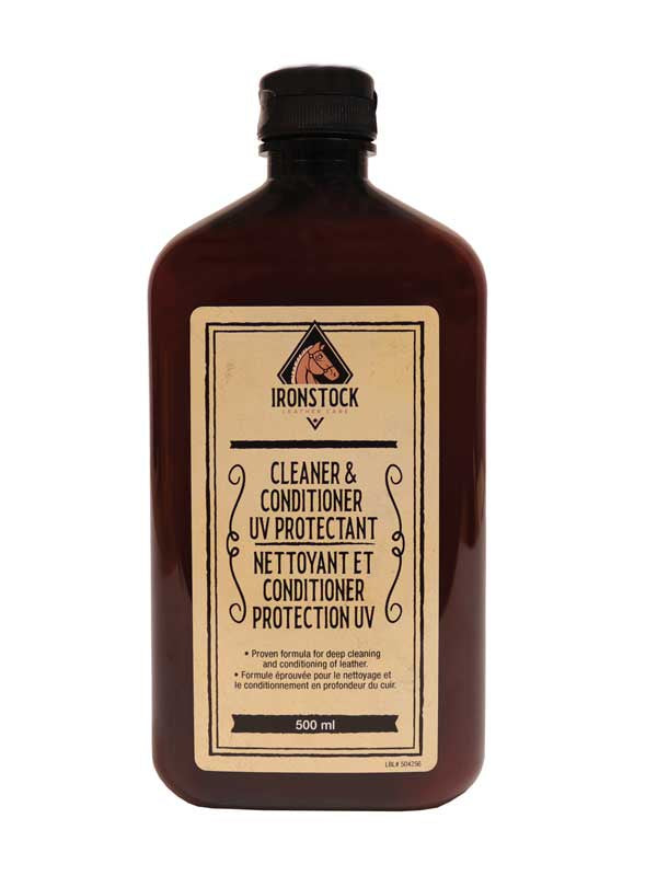 Ironstock Leather Cleaner and UV Protect 500ml