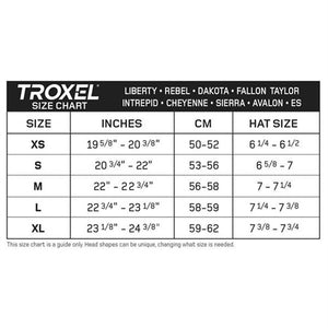 Troxel Sierra Denim Western Helmet